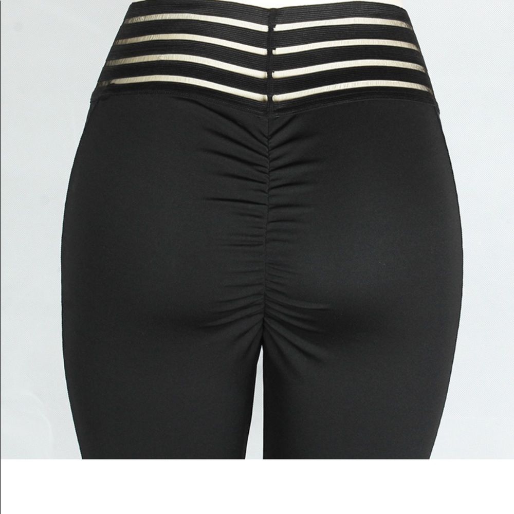 SALE !!! NWT Butt lifting Mesh leggings - Picture 5 of 7
